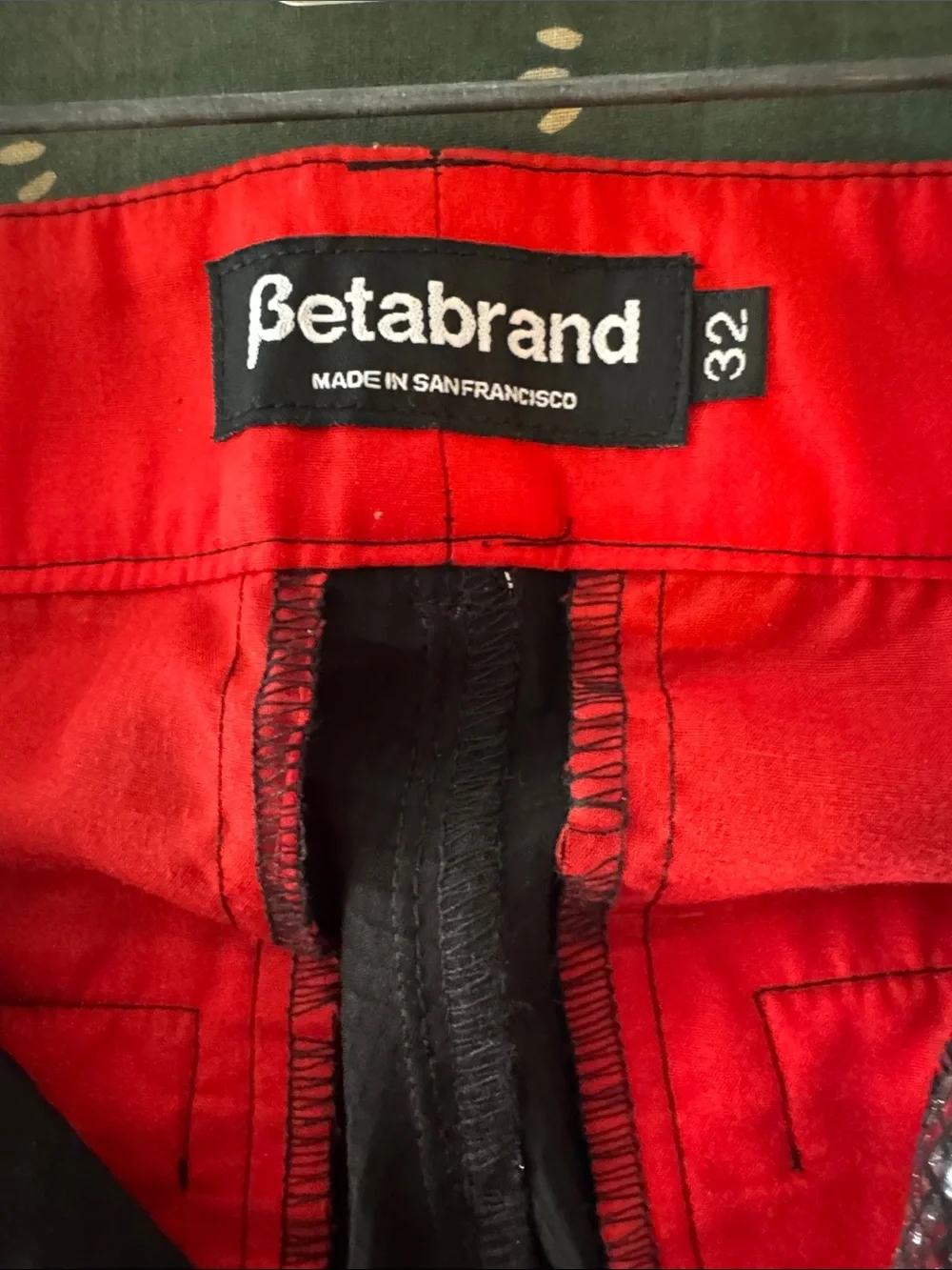 Betabrand Shiny Metallic Silver Men's Pants